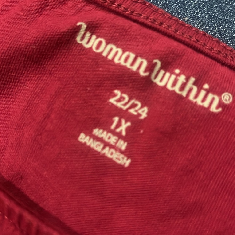 ‼️Brand new‼️ Woman Within 22/24 1X tee - Picture 4 of 4